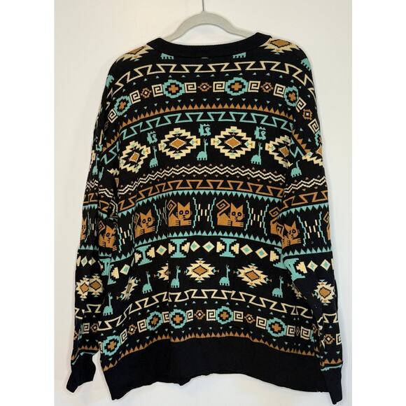 Disney The Emperor's New Groove Box Lunch Cardigan Sweater New Without Tags XXL? - Picture 2 of 2